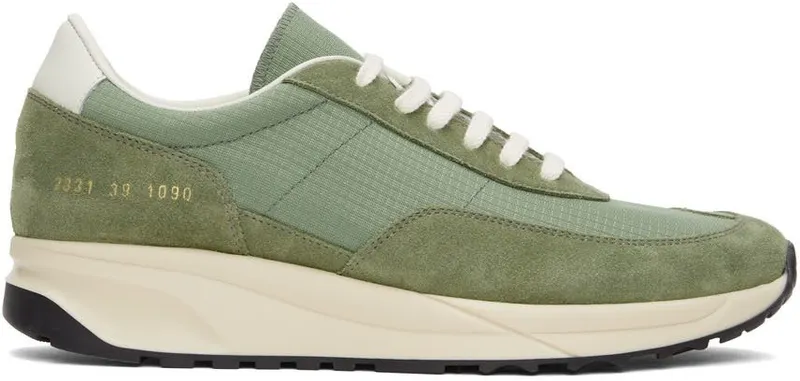 Common Projects Tan Track 80 Low Sneakers (ARTICLE 2331)