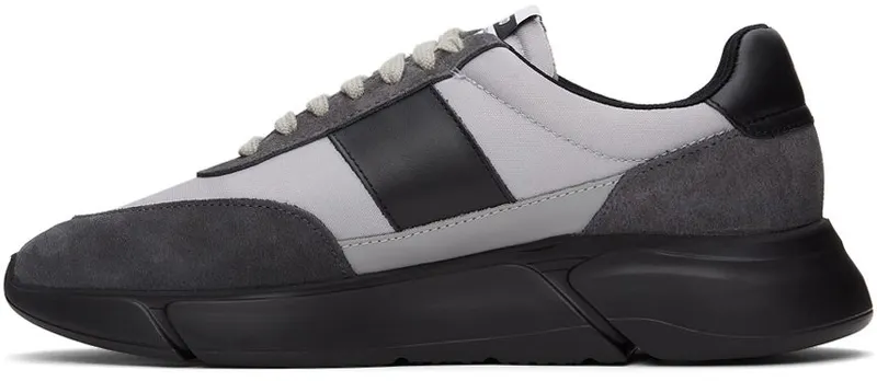Axel Arigato Grey & Black Genesis Vintage Sneakers (35049)