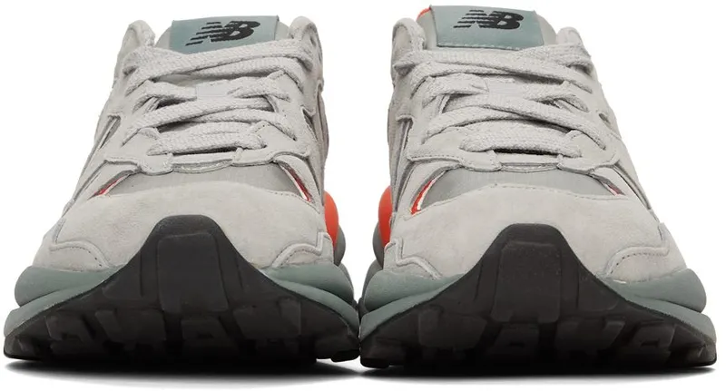 New Balance Grey & Red 57/40 Sneakers (M5740RC1)
