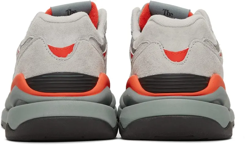 New Balance Grey & Red 57/40 Sneakers (M5740RC1)