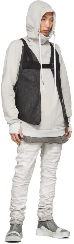Boris Bidjan Saberi Grey Bamba 3.1 High Top Sneakers (303-SS2200B3000000SM-0049)