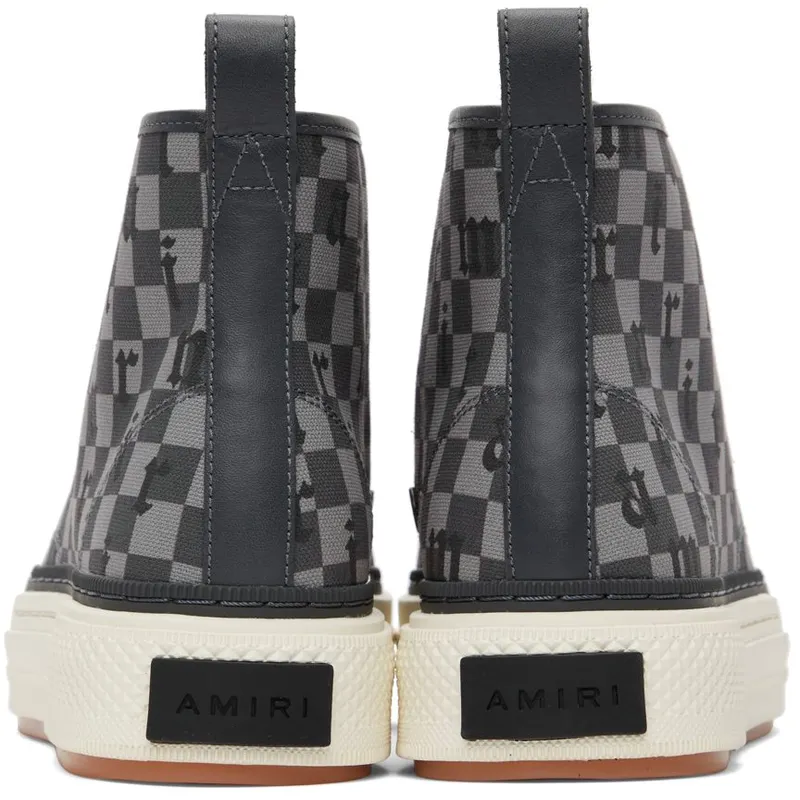 AMIRI Grey English Court Hi Sneakers (SS22MFS005)