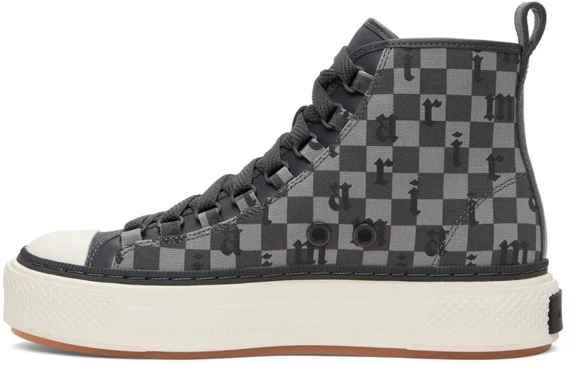 AMIRI Grey English Court Hi Sneakers (SS22MFS005)