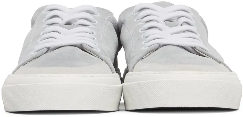 John Elliott Grey Suede Haze Low Sneakers (J024Q26658A)