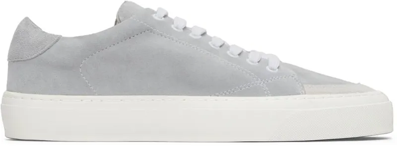 John Elliott Grey Suede Haze Low Sneakers (J024Q26658A)