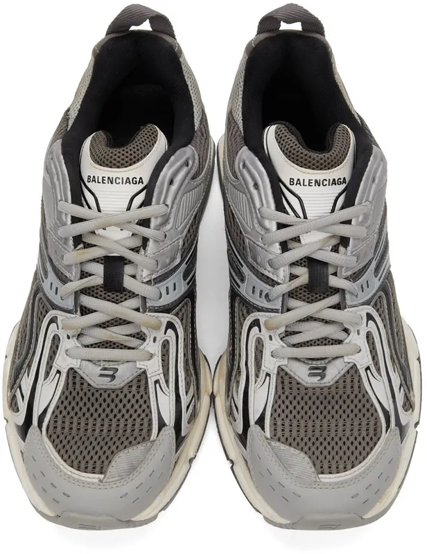 Balenciaga Grey X-Pander Sneakers (653871-W2RA3-1212)