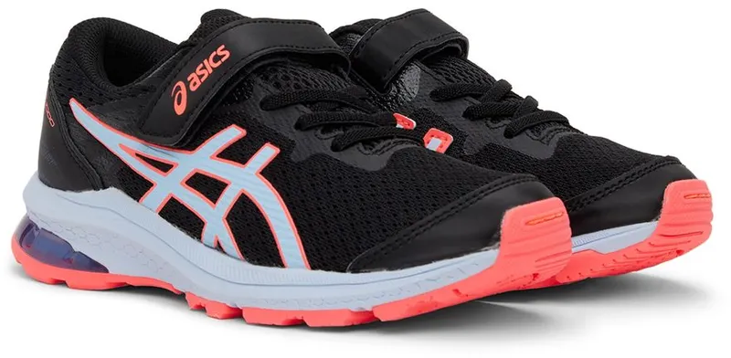 Asics Kids Black & Blue GT-1000 Little Kids Sneakers (1014A191-009)