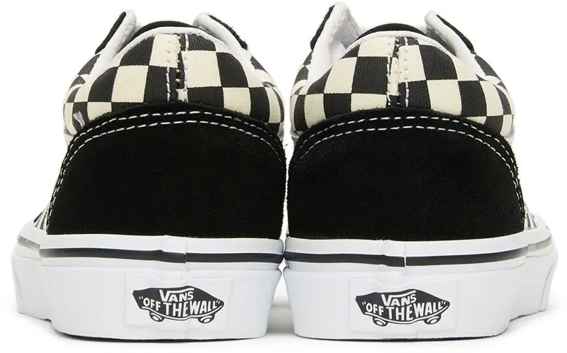 Vans Kids Black & White Checkerboard Old Skool Little Kids Sneakers (VN0A38HBP0S1)