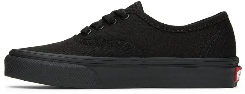 Vans Kids Black Authentic Little Kids Sneakers (VN000WWXENR1)