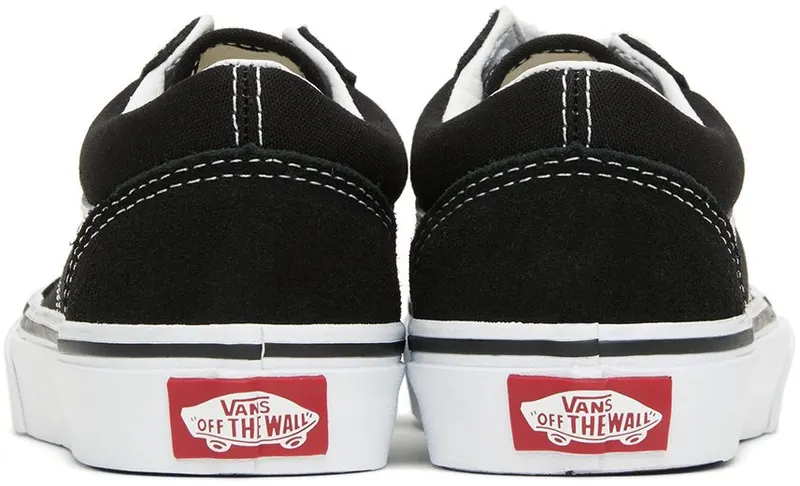 Vans Kids Black Old Skool Little Kids Sneakers (VN000W9T6BT1)