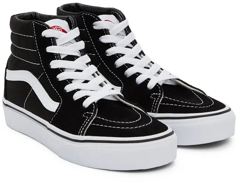 Vans Kids Black Sk8-Hi Little Kids Sneakers (VN000D5F6BT1)
