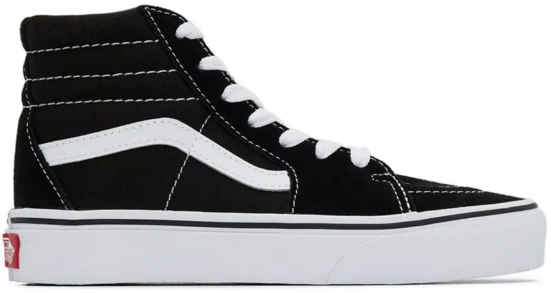Vans Kids Black Sk8-Hi Little Kids Sneakers (VN000D5F6BT1)
