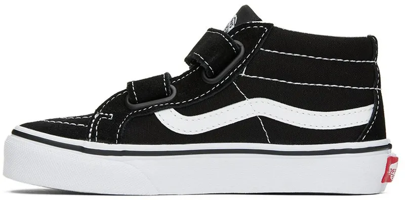 Vans Kids Black Sk8-Mid Reissue V Little Kids Sneakers (VN00018T6BT1)