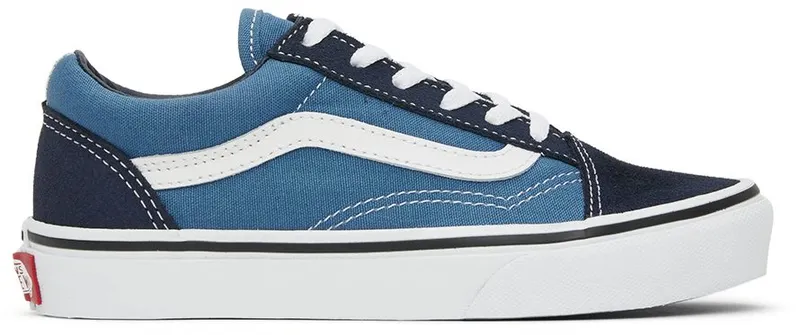 Vans Kids Navy Old Skool Little Kids Sneakers (VN000W9TNWD1)