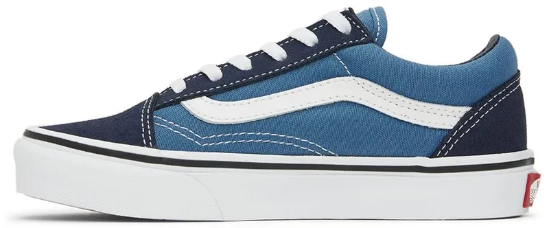 Vans Kids Navy Old Skool Little Kids Sneakers (VN000W9TNWD1)