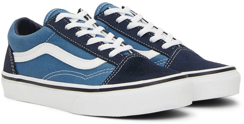 Vans Kids Navy Old Skool Little Kids Sneakers (VN000W9TNWD1)