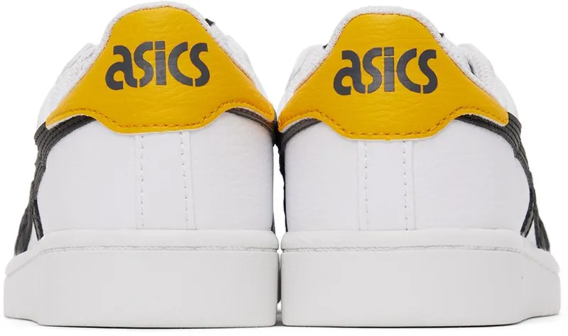Asics Kids White & Black Japan S Big Kids Sneakers (1204A007-106)