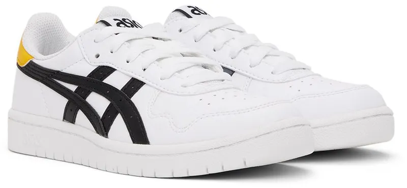 Asics Kids White & Black Japan S Big Kids Sneakers (1204A007-106)