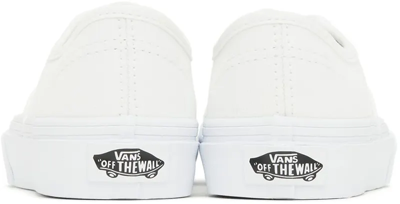 Vans Kids White Authentic Little Kids Sneakers (VN000WWXENS1)