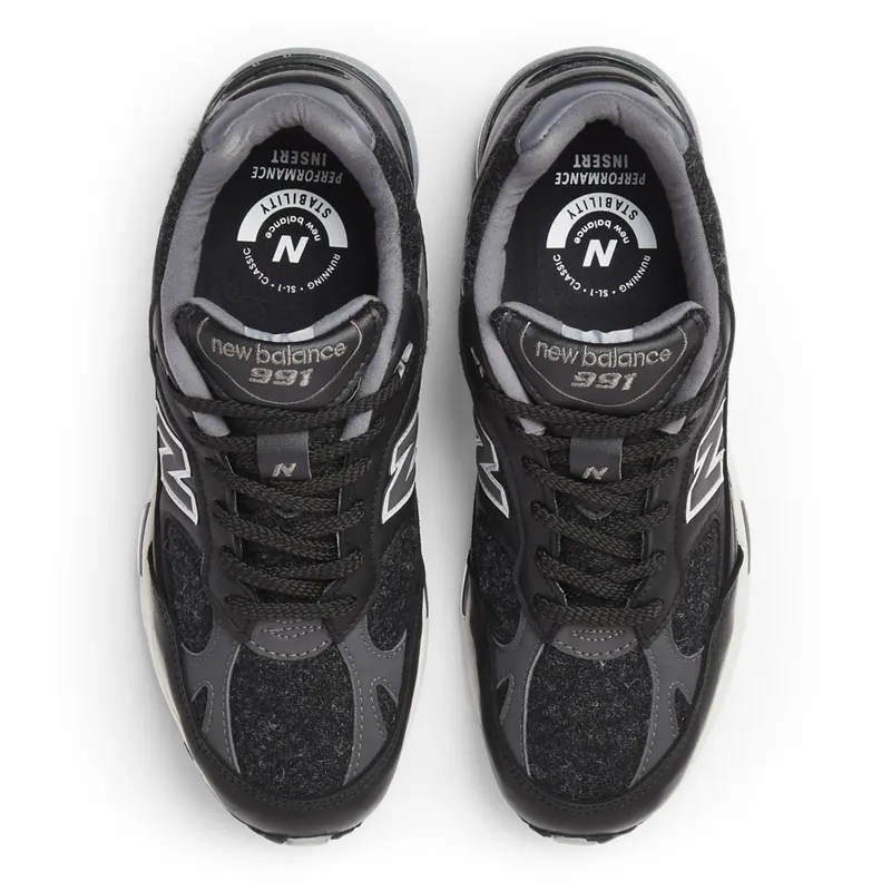 New Balance MADE in UK 991 Black / Magnet / Smoked Pearl (ML991V1-39526)