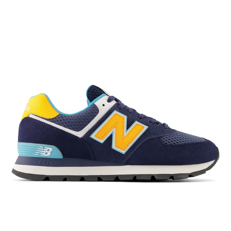 New Balance 574 Navy / Yellow (ML574DV2-42278)