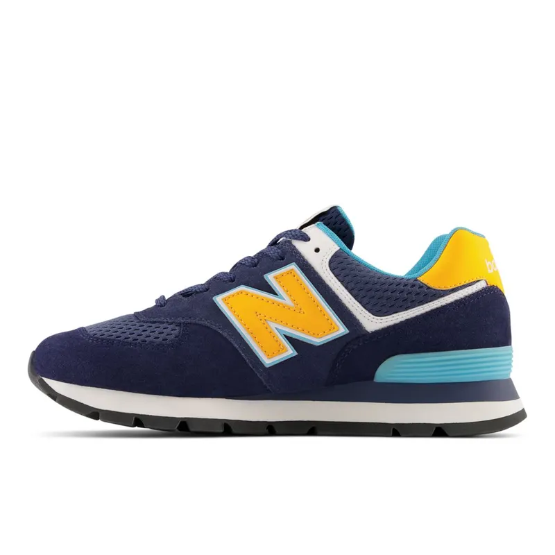 New Balance 574 Navy / Yellow (ML574DV2-42278)