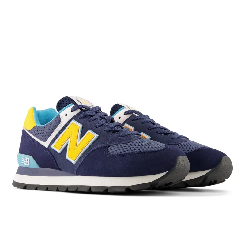 New Balance 574 Navy / Yellow (ML574DV2-42278)