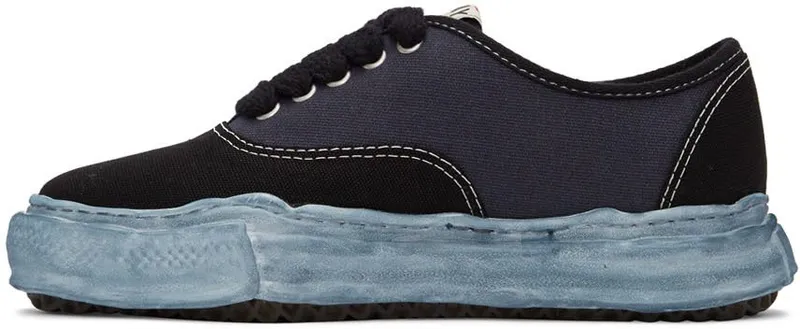 Miharayasuhiro Grey & White Baker Over-Dyed Sneakers (A08FW724)