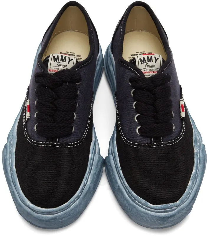 Miharayasuhiro Grey & White Baker Over-Dyed Sneakers (A08FW724)