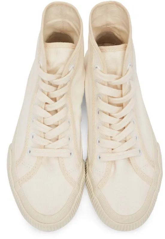 Re/Done Off-White 70s High Top Sneakers (219-19W9HTS)