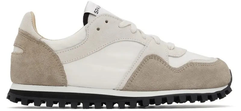 Spalwart Off-White & Beige Marathon Trail Low Sneakers (97039710000)