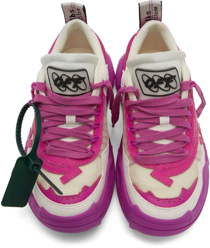 Off-White Off-White & Pink Odsy 1000 Sneakers (OWIA180S22FAB0010132)