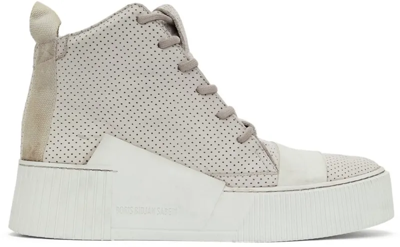 Boris Bidjan Saberi Off-White Bamba 1.1 High Top Sneakers (290-SS2200B1000000SM-0019)