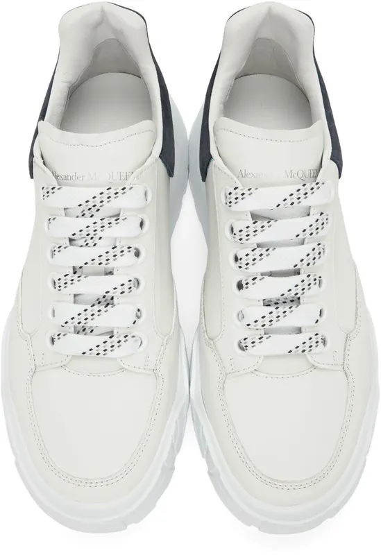 Alexander McQueen Off-White New Court Sneakers (634619WIAA1)