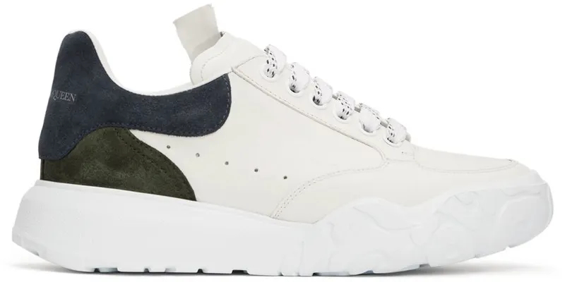 Alexander McQueen Off-White New Court Sneakers (634619WIAA1)