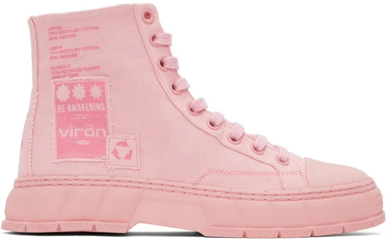 Virón Pink Recycled Canvas 1982 Sneakers (1982-04-C-400)