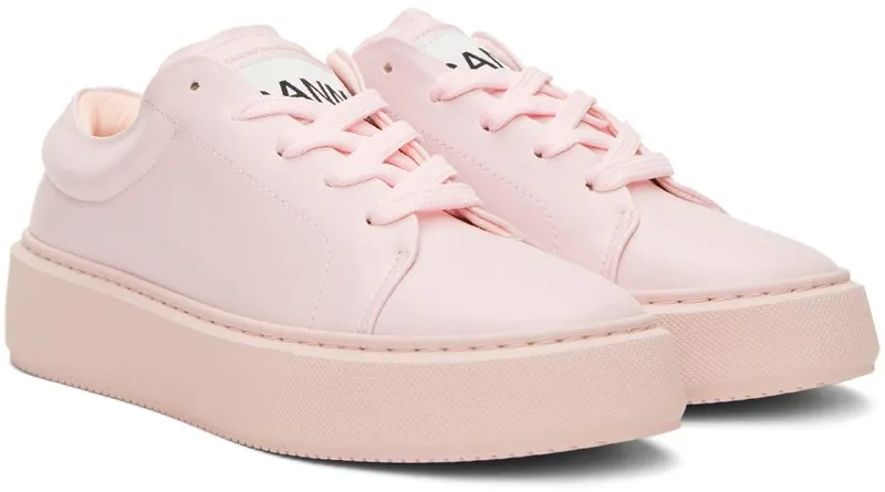 GANNI Pink Sporty Sneakers (S1789)
