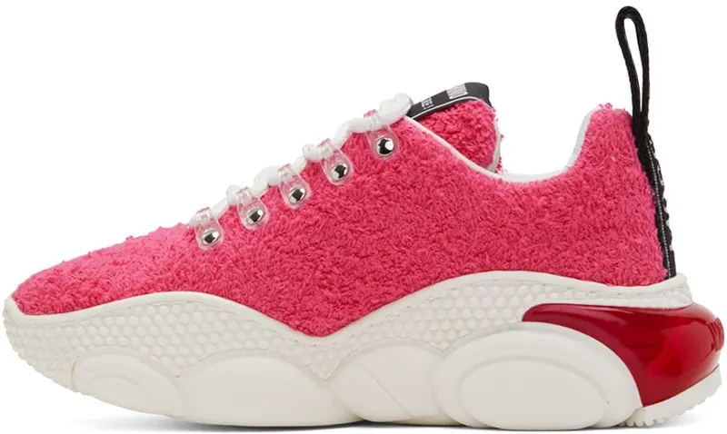 Moschino Pink Teddy Sneakers (MA15553G1E M90 604)