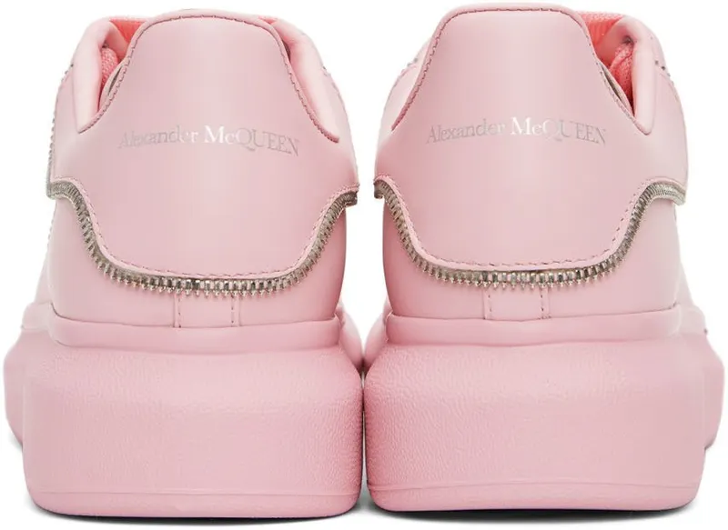 Alexander McQueen Pink Zip Oversized Sneakers (688521WIB9Y5806)