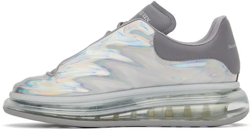 Alexander McQueen Silver Oversized Sneakers (682398W4K52)
