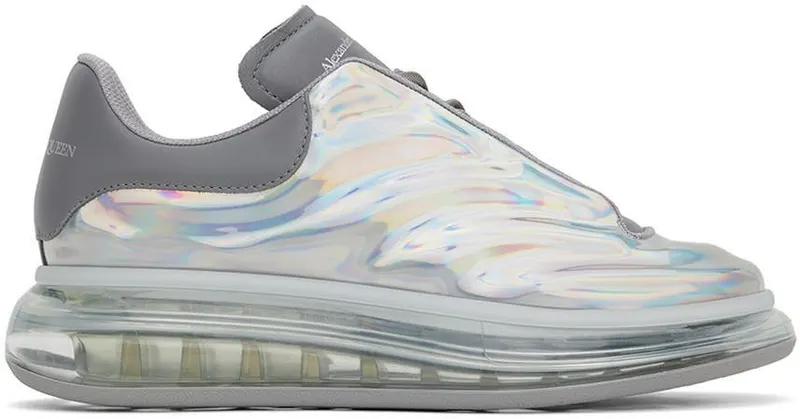Alexander McQueen Silver Oversized Sneakers (682398W4K52)