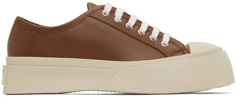 Marni SSENSE Exclusive Brown & Off-White Pablo Sneakers (SNZU013502 P2722)