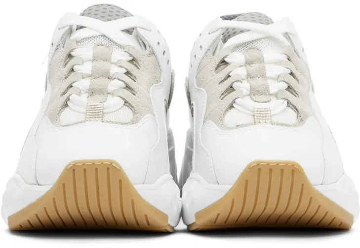 Acne Studios SSENSE Exclusive White Nappa Manhattan Sneakers (AD0285-)
