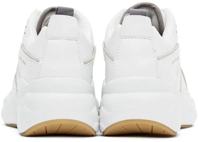 Acne Studios SSENSE Exclusive White Nappa Manhattan Sneakers (AD0285-)