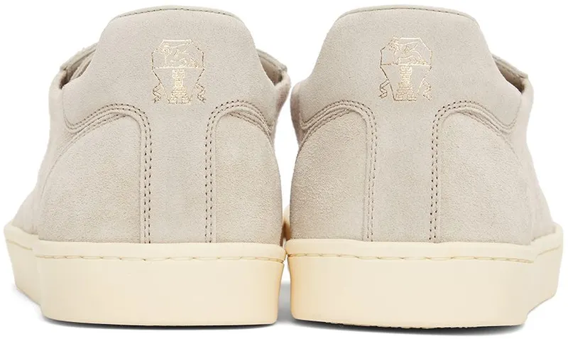 Brunello Cucinelli Taupe Knit Hybrid Sneakers (MZUKSSN286)