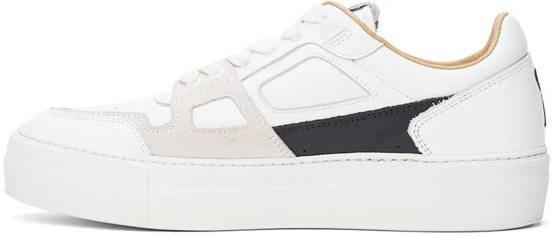 AMI Alexandre Mattiussi White & Black Ami de Cœur Sneakers (USN414.858)