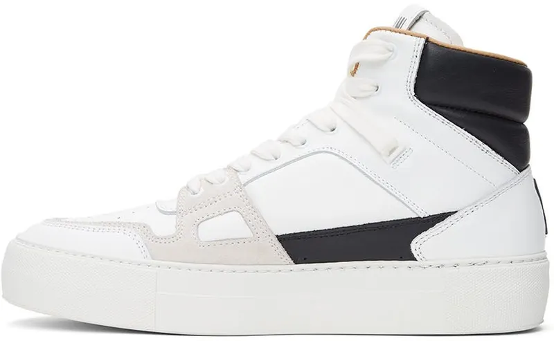AMI Alexandre Mattiussi White & Black Ami de Cœur Sneakers (USN415.858)