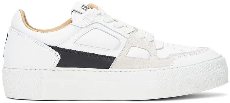 AMI Alexandre Mattiussi White & Black Ami de Cœur Sneakers (USN414.858)