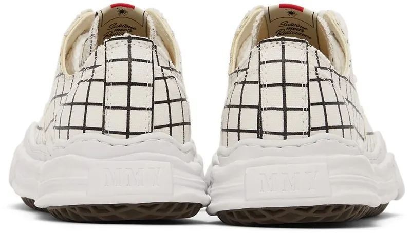 Miharayasuhiro White & Black Hank Low Sneakers (A08FW721)