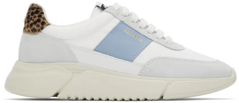 Axel Arigato White & Blue Genesis Vintage Sneakers (94614)